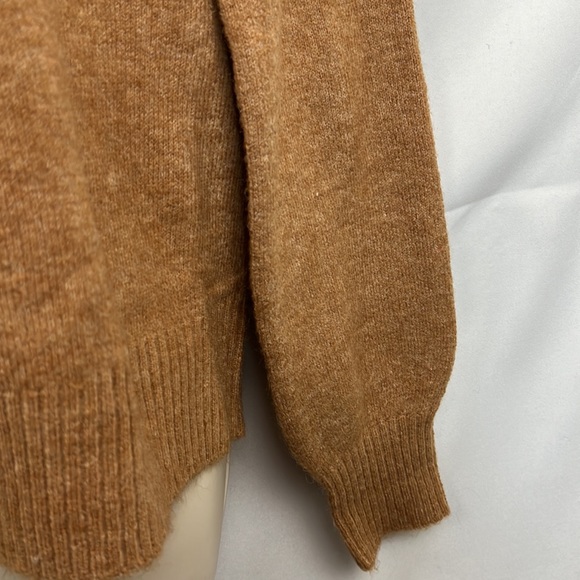 Vero Moda Simone high neck Nordic sweater Brown NWT - Picture 6 of 12